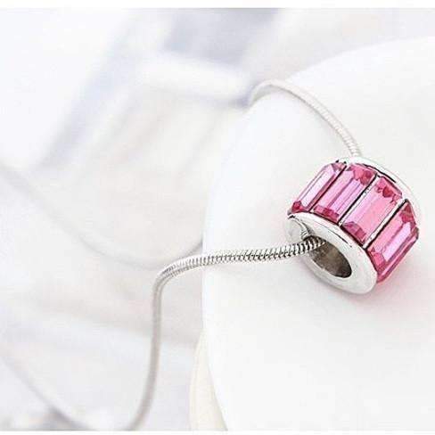 Feshionn IOBI Necklaces Pink Sapphire IOBI Crystals Necklace