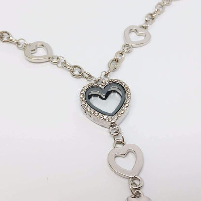 Feshionn IOBI Necklaces Silver My Favorite Things Heart Shaped Charm Locket Necklace in Silver
