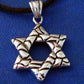 Feshionn IOBI Necklaces Traditional Oxygenated Star of David Necklace for Men or Women