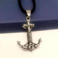 Feshionn IOBI Necklaces Vintage Navy Ship's Anchor Stainless Steel Necklace