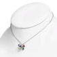 Feshionn IOBI Necklaces Whimiscal Butterfly Multi-Colored Crystal Pendant Necklace