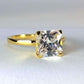 Feshionn IOBI Rings 4 Indira D'ora 3CT Princess Cut Solitaire IOBI Cultured Diamond Ring