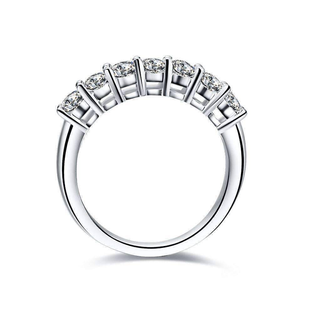 Feshionn IOBI Rings Arienne .38CT Petite Cathedral Pavé Band IOBI Cultured Diamond Ring