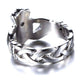 Feshionn IOBI Rings Celtic Knot Claddagh Stainless Steel Ring