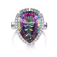 Feshionn IOBI Rings Eden Genuine Rainbow Fire Mystic Topaz 13CT IOBI Precious Gems Ring
