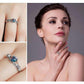 Feshionn IOBI Rings Erin Claddagh Heart 0.4CT Cultured Black Opal IOBI Precious Gems Ring