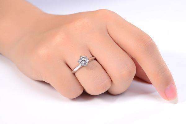 Feshionn IOBI Rings Juliette 1CT Round Cut IOBI Cultured Diamond Solitaire Ring