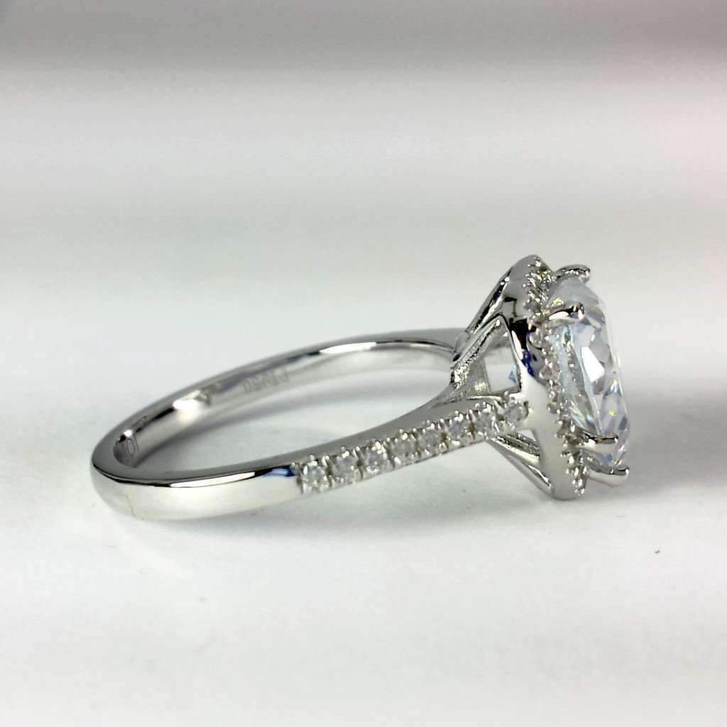 Feshionn IOBI Rings LaBelle 2.5CT Heart Cut Halo IOBI Cultured Diamond Ring