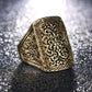 Feshionn IOBI Rings Medieval Era Patina Etched Cocktail Ring