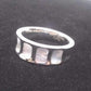 Feshionn IOBI Rings Mother of Pearl Shell Inlaid Stainless Steel Band Ring