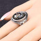 Feshionn IOBI Rings ON SALE - Abalone Cabochon Vintage Style Silver Ring
