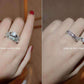 Feshionn IOBI Rings ON SALE - Art Deco Inspired Milgrain Filigree CZ Solitaire Engagement Ring and Band Set - Ring