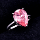 Feshionn IOBI Rings Persian Pink Pear 8.5CT Pink Topaz IOBI Precious Gems Ring