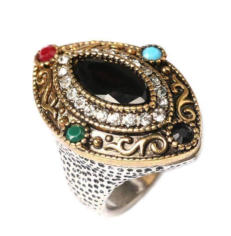 Feshionn IOBI Rings Renaissance Era Bejeweled Cocktail Ring