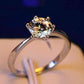 Feshionn IOBI Rings Round Simulated Diamond Solitaire Ring