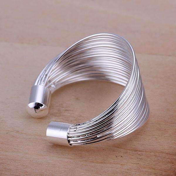 Feshionn IOBI Rings Silver Silky Threads Adjustable Ring