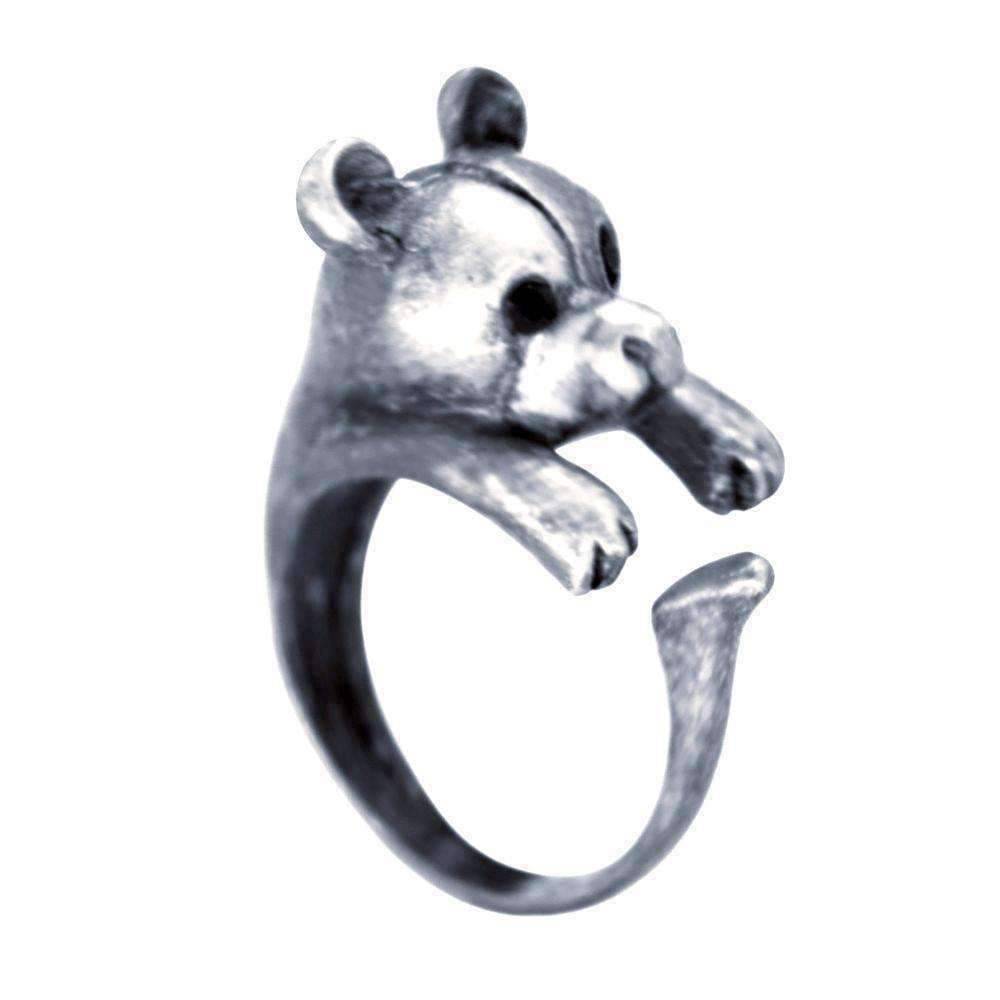Feshionn IOBI Rings Teddy Bear Adjustable Animal Wrap Ring