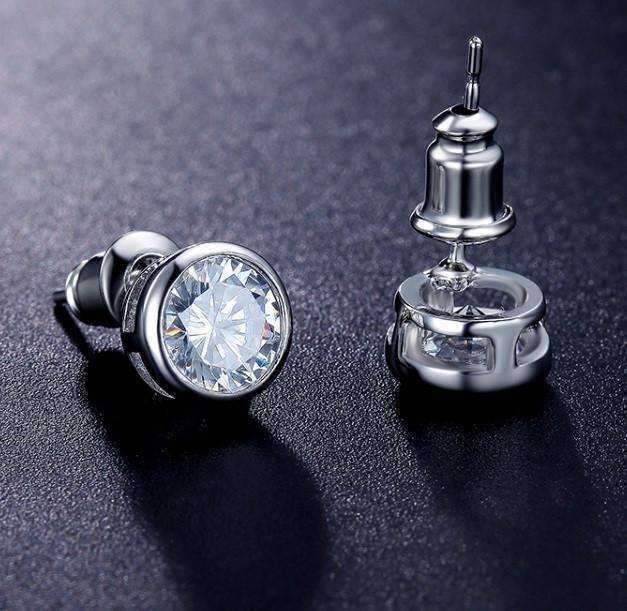 Feshionn IOBI Sets ON SALE - Bezel Duo 2CT IOBI Crystals Matching Pendant and Earrings Set