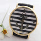Feshionn IOBI Watches CLEARANCE - Ahoy! Anchor Watch in Black and White Stripes