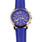 Feshionn IOBI Watches Cobalt Blue CLEARANCE - Rose Gold Classic Geneva Watch - Choose Your Color