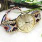 Feshionn IOBI Watches Earth Tone Offbeat Hand Woven Watch in 13 Colorful Patterns