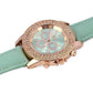 Feshionn IOBI Watches Extravagant Crystals Rose Gold Geneva Watch With Matching Face ~ Four Fun Colors to Choose!