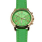 Feshionn IOBI Watches Light Green CLEARANCE - Rose Gold Classic Geneva Watch - Choose Your Color