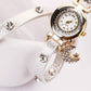 Feshionn IOBI Watches "Look To The Moon And Stars" Sparkly Wrap Bracelet Watch in White