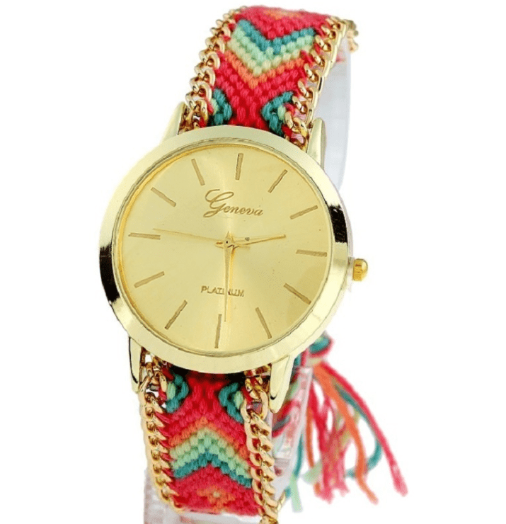 Feshionn IOBI Watches Offbeat Hand Woven Watch in 13 Colorful Patterns