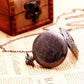 Feshionn IOBI Watches Oiled Bronze Scroll Detail Classic Pocket Watch
