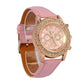 Feshionn IOBI Watches Rosey Pink Extravagant Crystals Rose Gold Geneva Watch With Matching Face ~ Four Fun Colors to Choose!