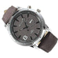 Feshionn IOBI Watches Sueded Leather 8 Watch in Dark Grey For Men or Women