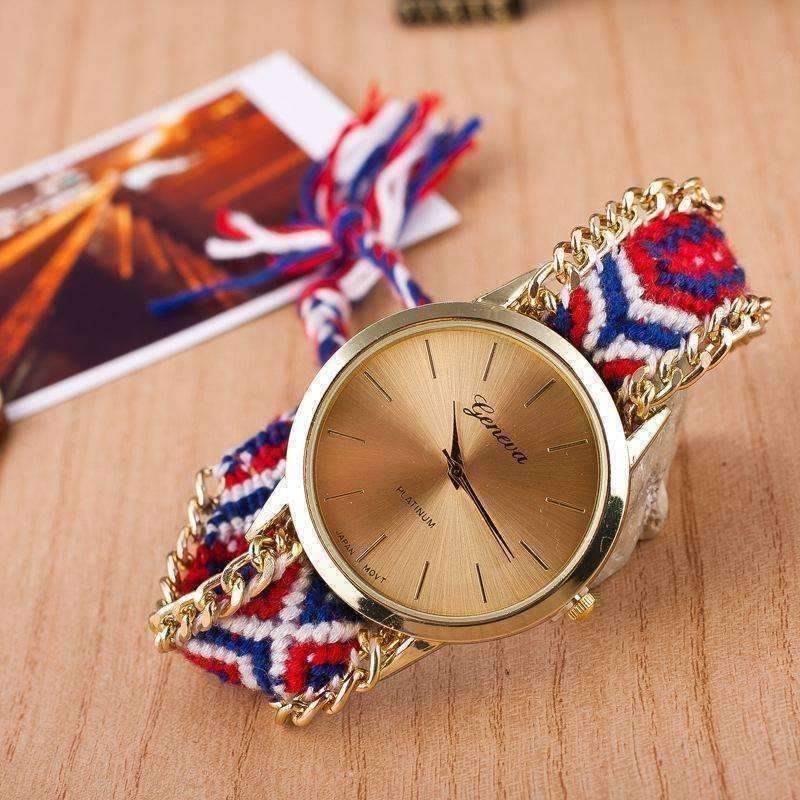 Feshionn IOBI Watches USA Offbeat Hand Woven Watch in 13 Colorful Patterns