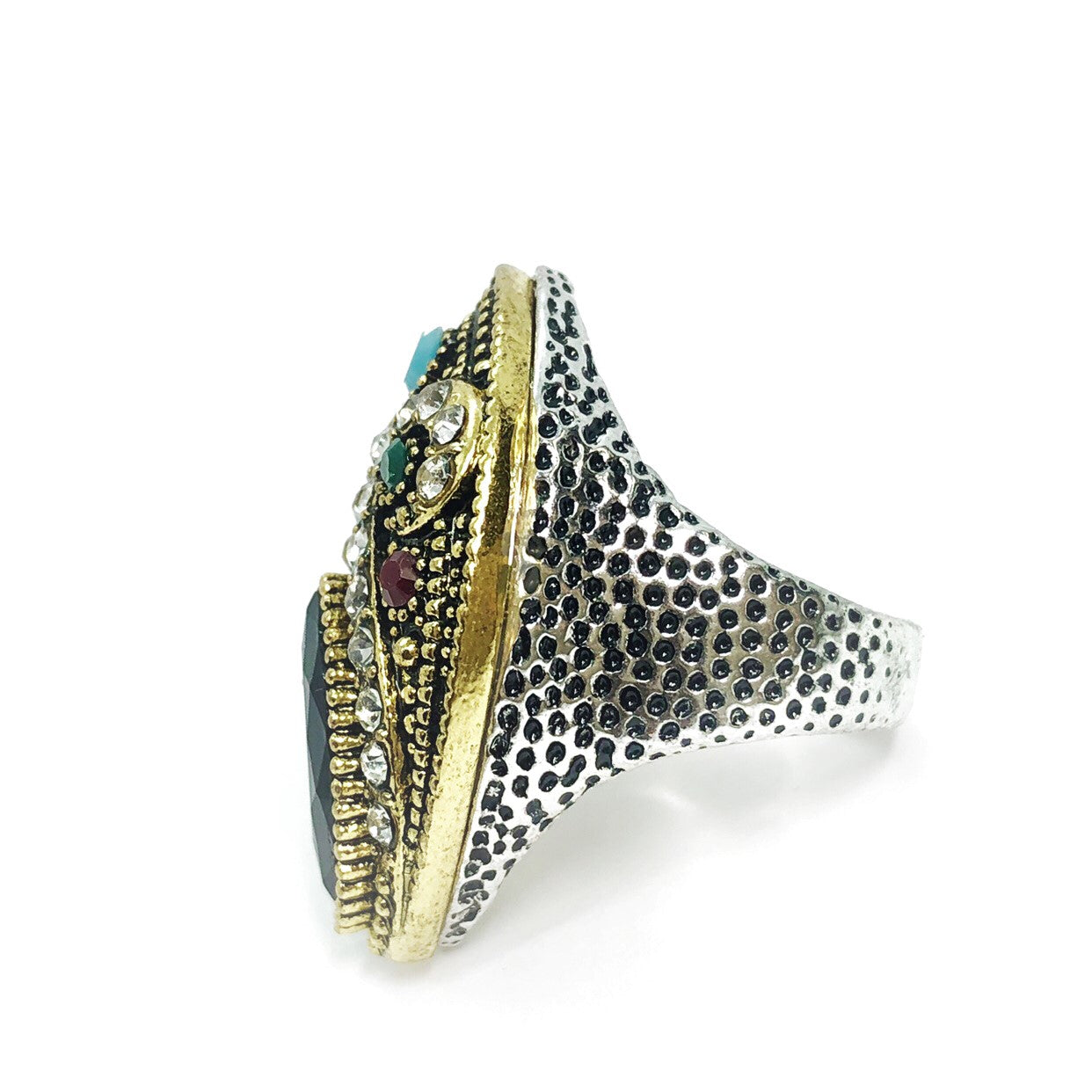 Turkish Empire Bejeweled Cocktail Ring for Women