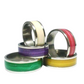 Glossy Colored Enamel Band Ring 5mm For Woman 5 Fabulous Colors to Choose