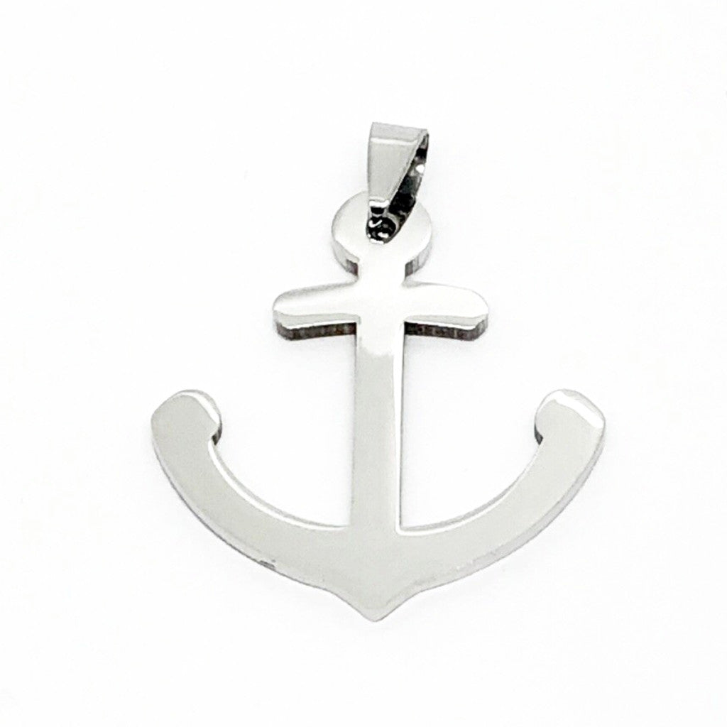 Traditional Sailor's Anchor Stainless Steel Necklace