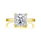Indira D'ora 3CT Princess Cut Solitaire IOBI Simulated Diamond Ring for Women