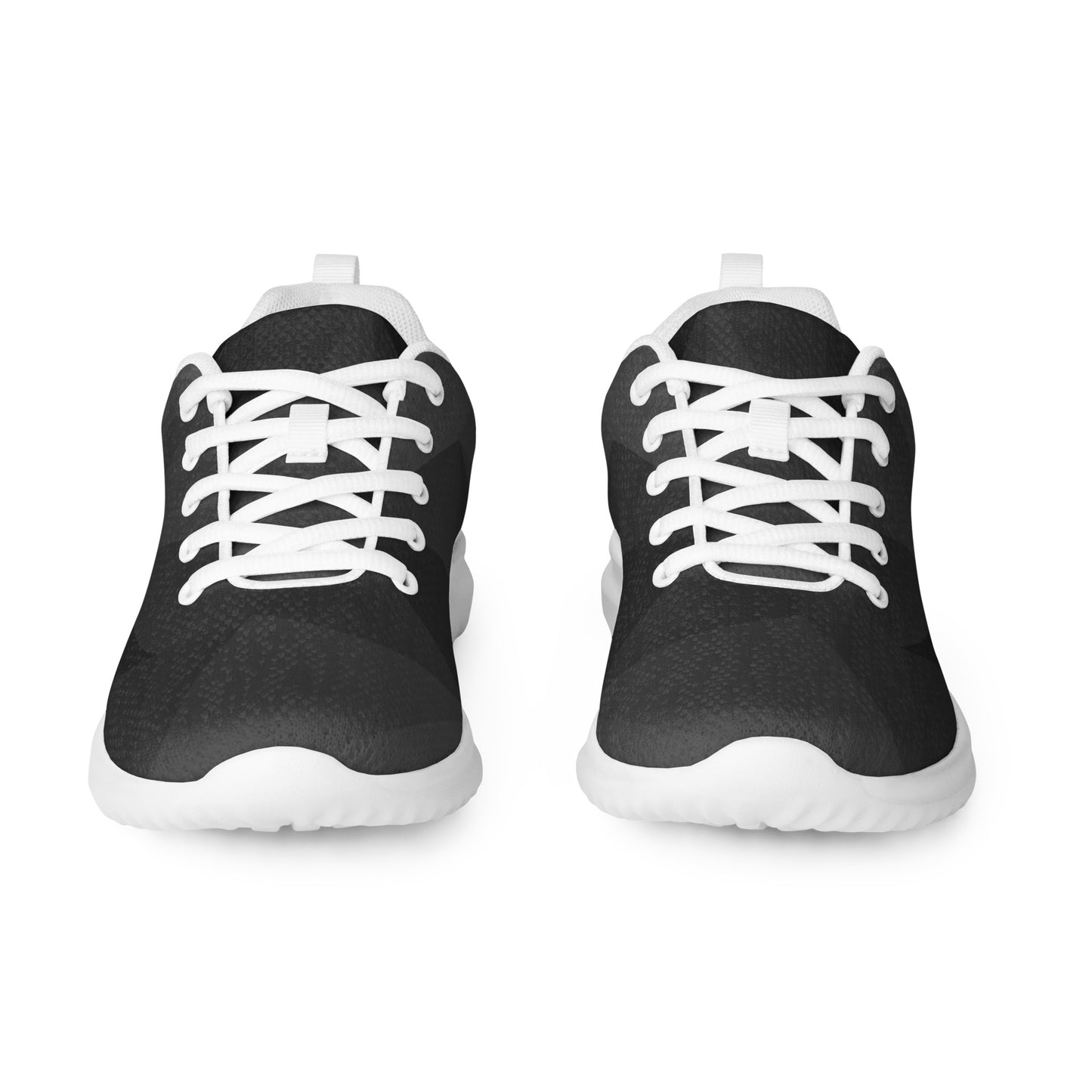 DASH Geo Black Men’s Athletic Shoes Lightweight Breathable Design by IOBI Original Apparel
