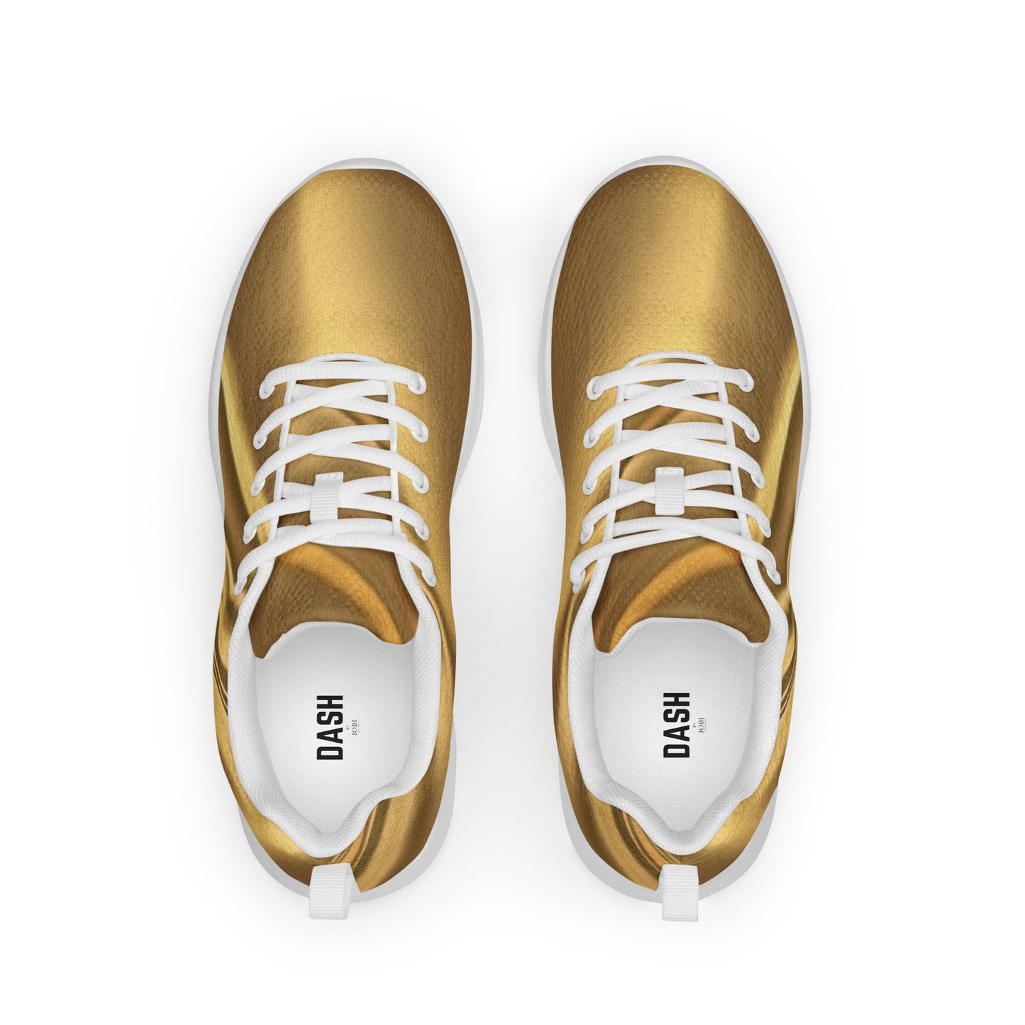 DASH Liquid Gold Men’s Athletic Shoes Lightweight Breathable Design by IOBI Original Apparel