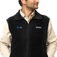 Men’s Columbia Fleece Vest With Pockets Embroidery USA Patriot