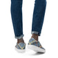 COM4T Gray Plad Men’s Slip-On Canvas Fashion Shoes by IOBI Original Apparel
