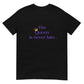 Short-Sleeve Women Soft T-Shirt The Queen Is Never Late Design by IOBI Original Apparel