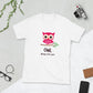 Short-Sleeve Women Soft T-Shirt Owl Always Love You Design by IOBI Original Apparel