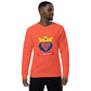Men's Organic Raglan Sweatshirt Premium Quality Eco-Friendly I AM ROYALTY Design