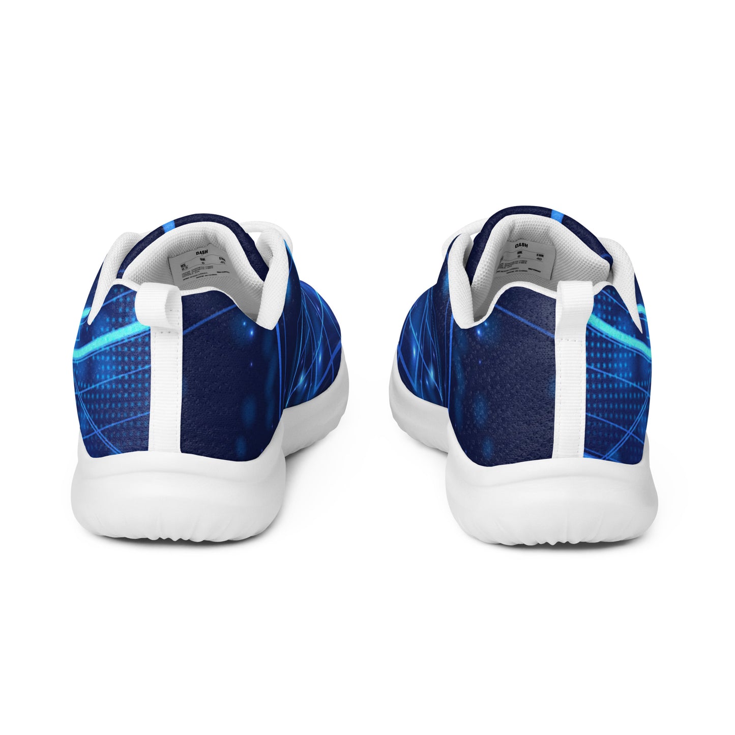 DASH Blue Circuit Women’s Athletic Shoes Lightweight Breathable Design by IOBI Original Apparel