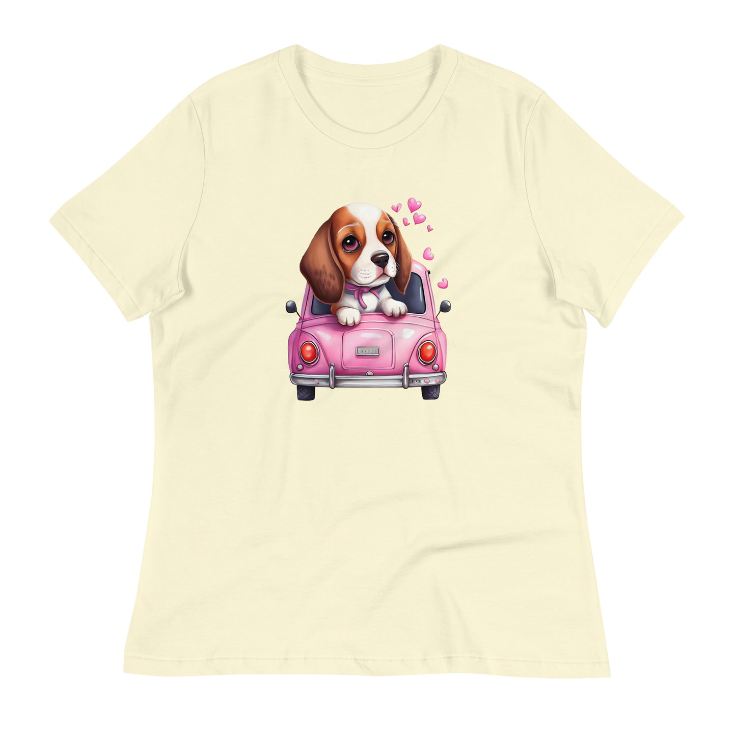 Women's Relaxed Soft & Smooth Premium Quality T-Shirt My Beagle Design by IOBI Original Apparel