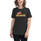 Women's Relaxed Soft & Smooth Premium Quality T-Shirt Italia Mamma Design by IOBI Original Apparel