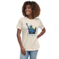 Women's Relaxed Soft & Smooth Premium Quality T-Shirt I Love New York Design by IOBI Original Apparel