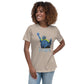 Women's Relaxed Soft & Smooth Premium Quality T-Shirt I Love New York Design by IOBI Original Apparel