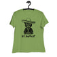 Women's Relaxed Soft & Smooth Premium Quality T-Shirt Si Señor Cat Design by IOBI Original Apparel